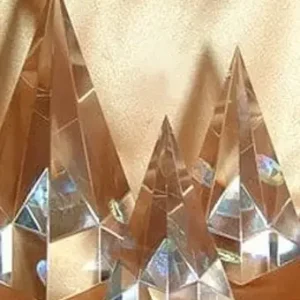 4-Inch Glass Pyramid